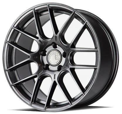 Aodhan AH-X 18x8.5 rim Concave black 5x11 rim2 wheel ET35 Hellaflushed