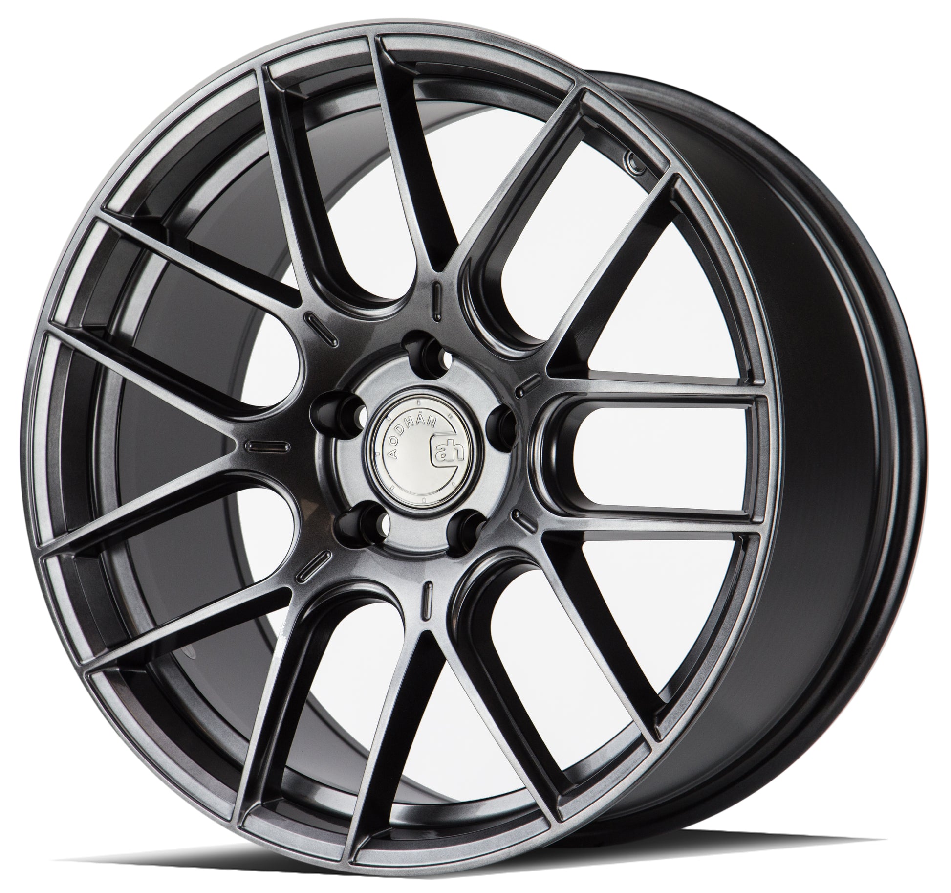 Aodhan AH-X 18x8.5 rim Concave black 5X4.5 wheel ET35 Hellaflushed