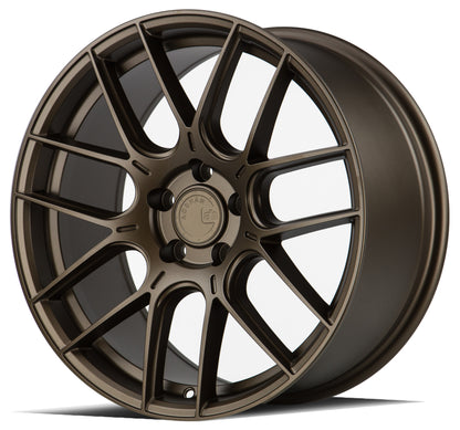 Aodhan AH-X 18x8.5 rim Concave silver 5X4.5 wheel ET35 Hellaflushed