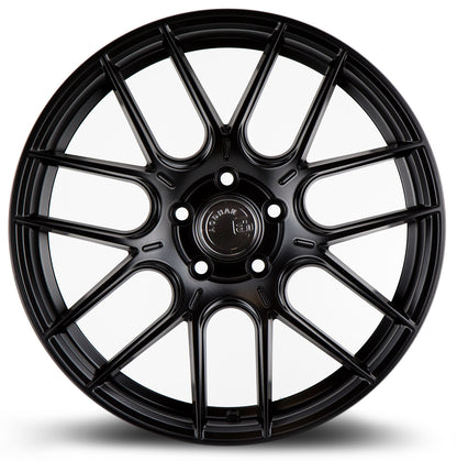 Aodhan AH-X 18x8.5 Concave bronze 5x114.3 wheel ET35 stance