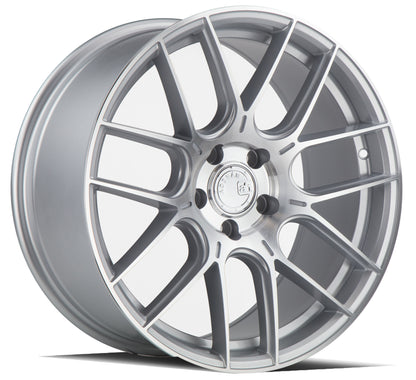 Aodhan AH-X 18x8.5 wheel 5x114.3 Silver Machined Concave Rim