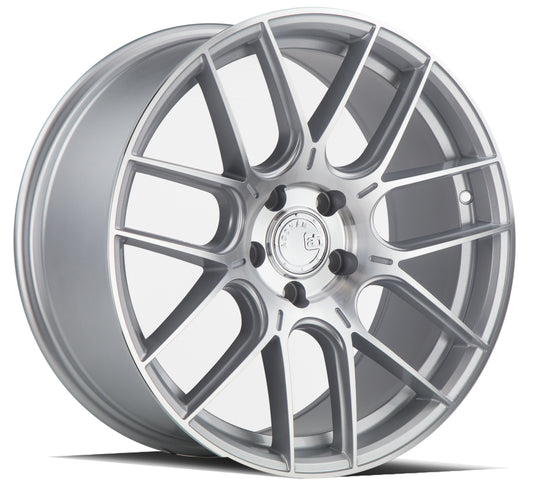 Aodhan AH-X 18x8.5 wheel 5x114.3 Silver Machined Concave Rim
