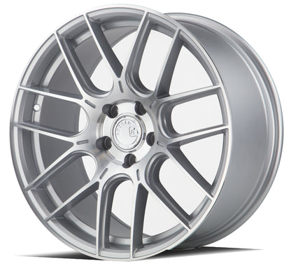 Aodhan AH-X 18x8.5 rim Concave black 5x120 wheel ET35 Hellaflushed