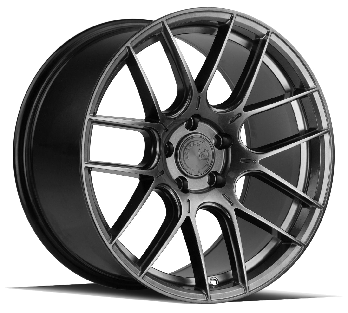 Aodhan AH-X 18x9.5 wheel 5x114.3 Hyper Black Concave Rim