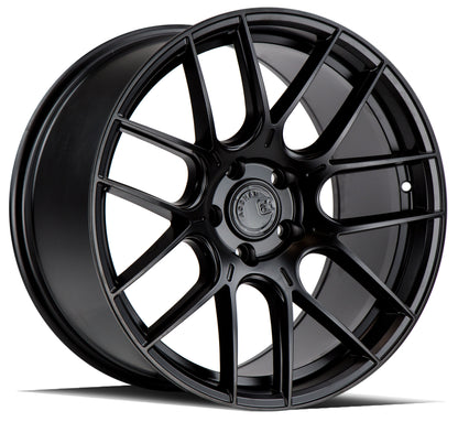 Aodhan AH-X 18x9.5 wheel 5x112 Matte Black Concave Rim