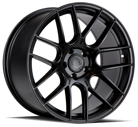 Aodhan AH-X 18x9.5 wheel 5x114.3 Matte Black Concave Rim