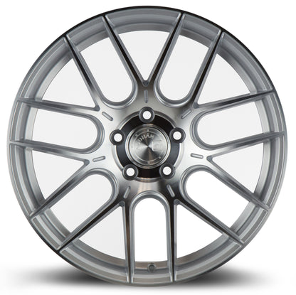 Aodhan AH-X 18x9.5 Concave black 5x114.3 wheel ET35 stance