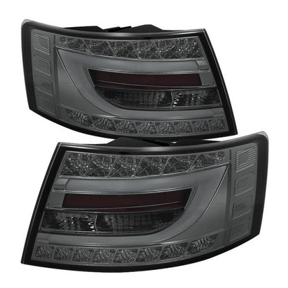 Spyder Audi 05-08 A6 4DR LED bar tail lights smoke Incandescent