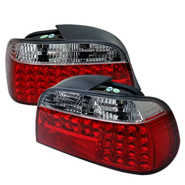 Spyder BMW 95-01 7-Series E38 LED tail lights red