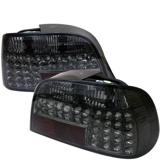 Spyder BMW 95-01 7-Series E38 LED tail lights smoke