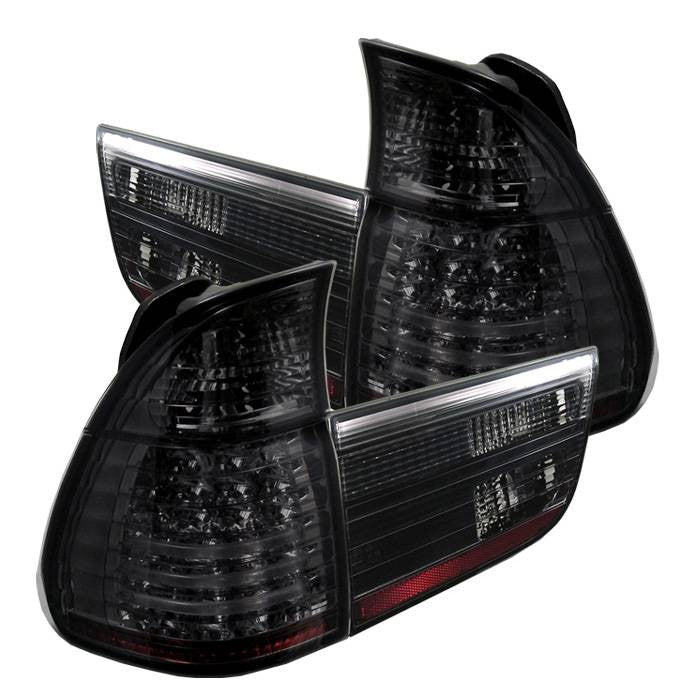 Spyder BMW 00-06 X5 E53 4PCS LED tail lights -Brake-LED smoke