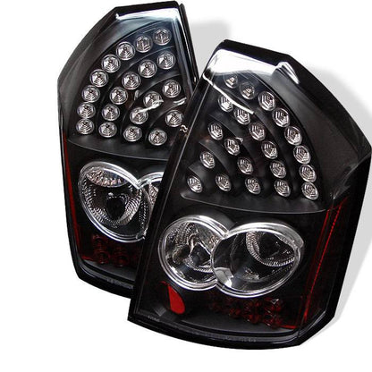 Spyder Chrysler 05-07 300C LED tail lights black