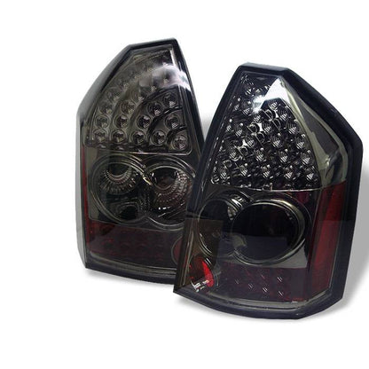 Spyder Chrysler 05-07 300C LED tail lights smoke