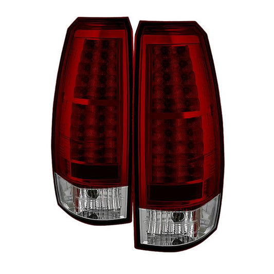 Spyder Chevy 07-13 Avalanche LED tail lights red ALT-YD-CAV07-LED-RC