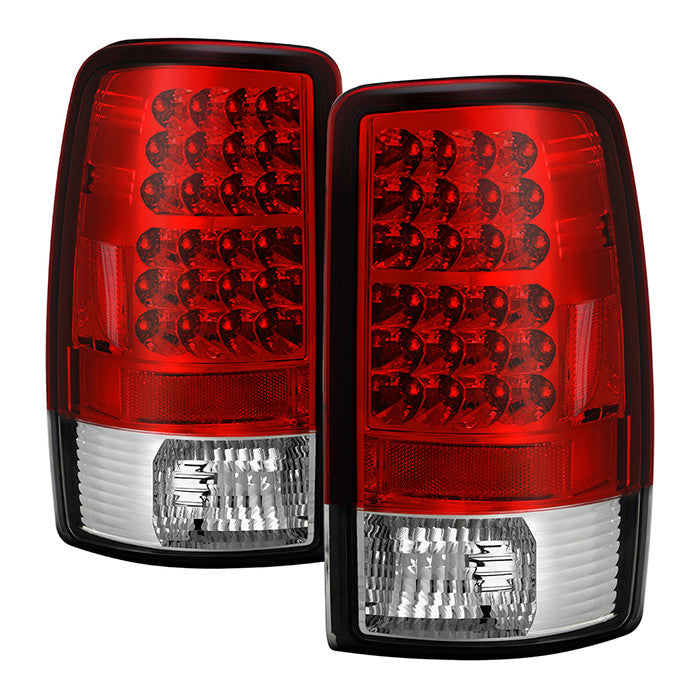 Spyder GMC 01-06 Yukon/Denali XL LED tail lights red