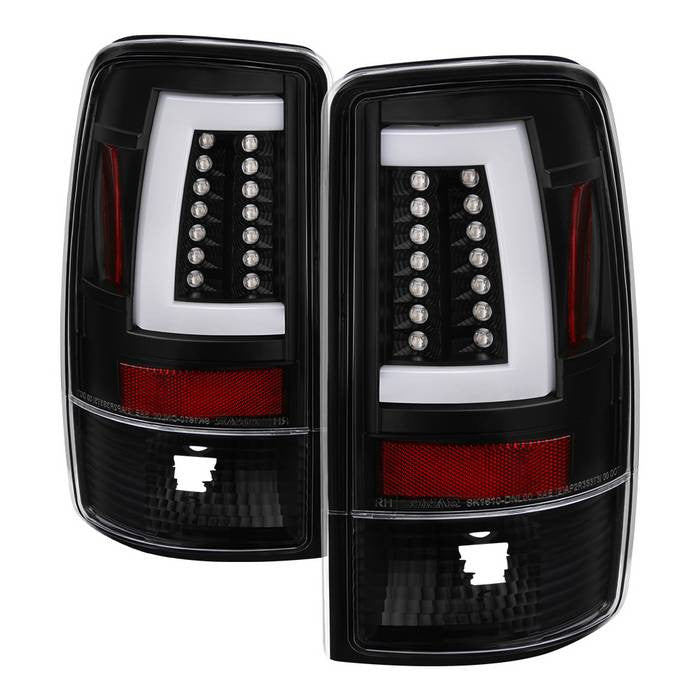 Spyder Suburban 00-06 Tahoe 1500/2500 V2 LED bar tail lights black