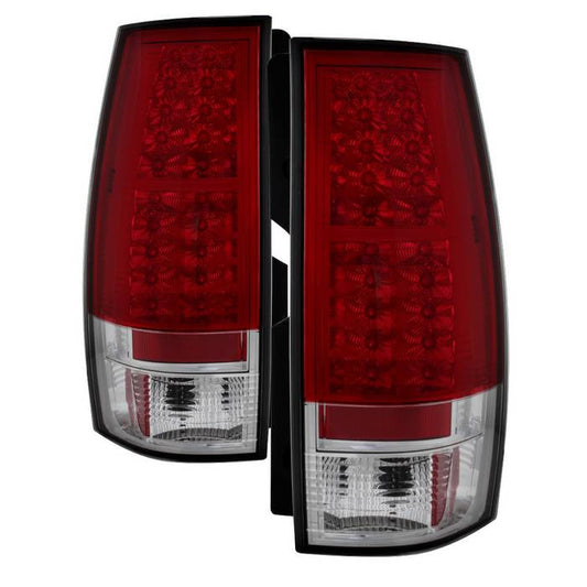 Spyder Chevy 07-14 Suburban/Tahoe LED tail lights red