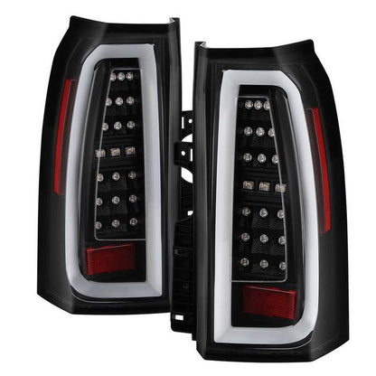 Spyder Chevy 15-19 Tahoe / Suburban LED bar tail lights black