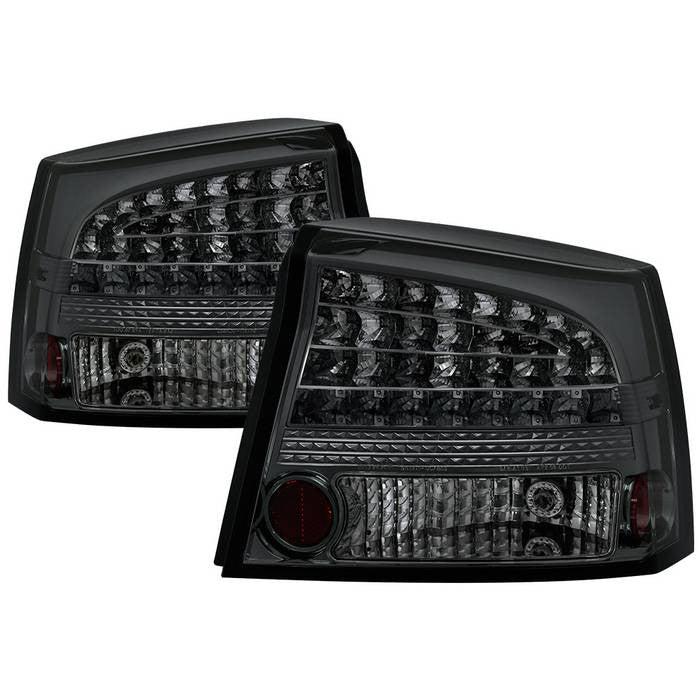 Spyder Dodge 06-08 Charger LED tail lights smoke