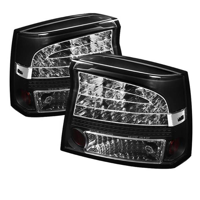 Spyder Dodge 09-10 Charger LED tail lights black