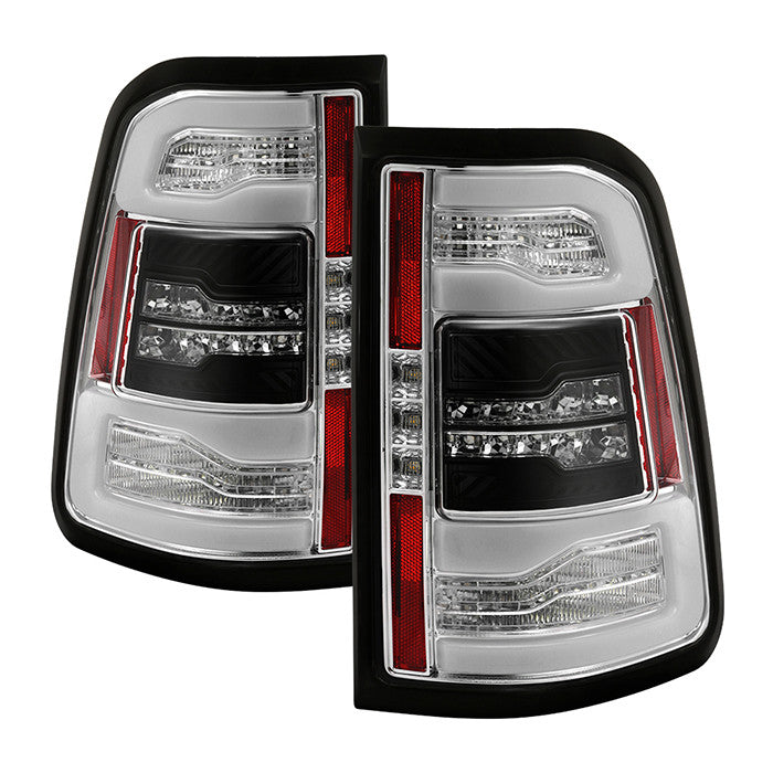 Spyder Dodge 19-20 Ram 1500 seq LED tail Light chrome Halogen type