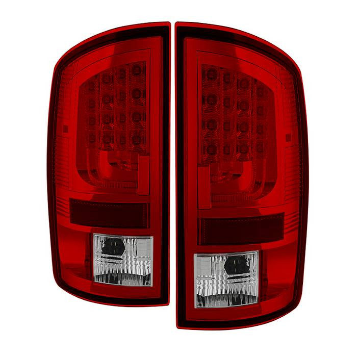 Spyder Dodge 03-06 Ram 1500 2500 3500 V2 LED tail Light red