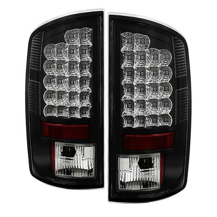 Spyder Dodge 07-08 Ram 1500 07-09 2500 3500 LED tail lights black