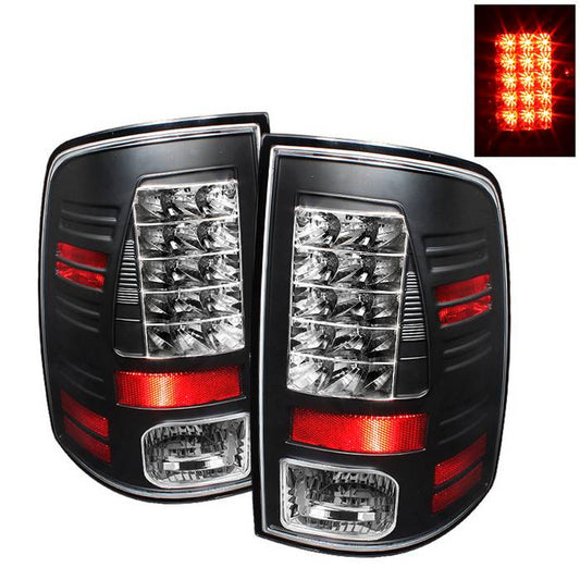 Spyder Dodge 10-18 Ram 1500 2500 3500 LED tail lights black