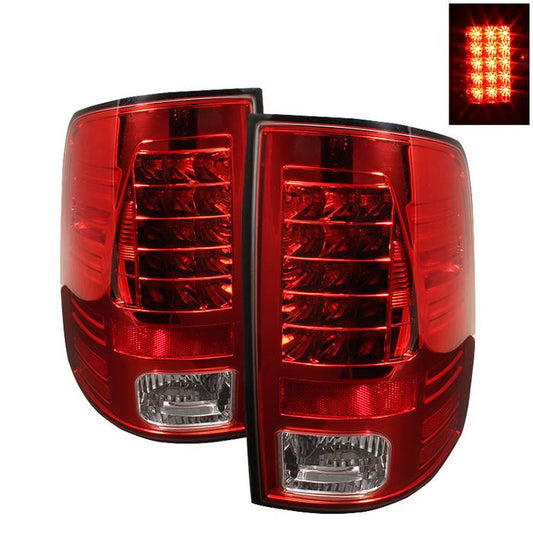 Spyder Dodge 10-18 Ram 1500 2500 3500 LED tail lights red