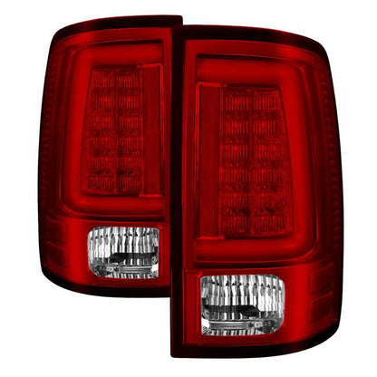 Spyder Dodge 10-18 Ram 1500 2500 3500 LED bar tail lights red