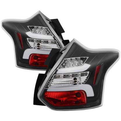 Spyder Ford 12-14 Focus 5DR Only LED tail lights black