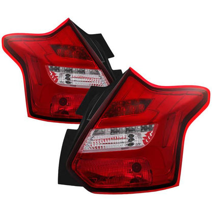 Spyder Ford 12-14 Focus 5DR Only LED tail lights red