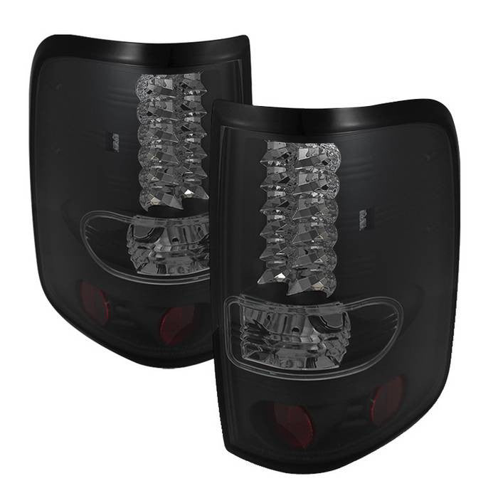 Spyder Ford 04-08 F150 Styleside LED tail lights smoke