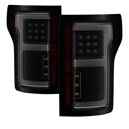 Spyder Ford 15-18 F150 LED bar tail lights smoke -blind spot only ALT-YD-FF15015BS-LBLED-BSM display