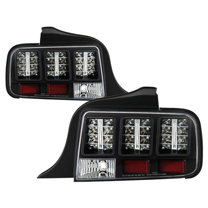 Spyder Ford 05-09 Mustang LED tail lights black