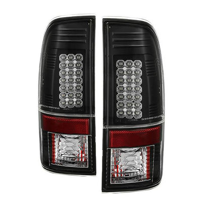 Spyder Super Duty 08-16 F250 F350 F450 LED tail lights black