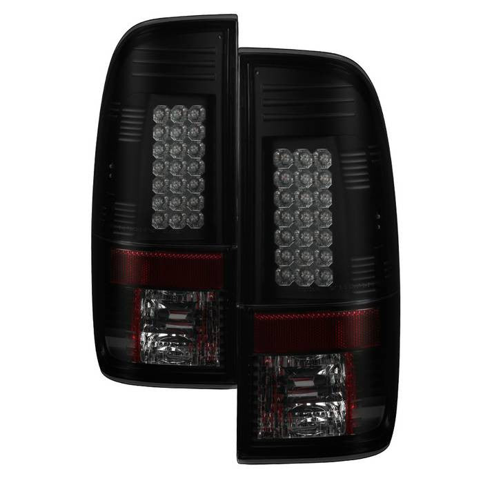 Spyder Super Duty 08-16 F250 F350 F450 LED tail lights smoke