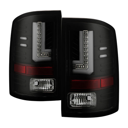 Spyder Sierra 15-18 1500/2500HD/3500HD LED tail lights black smoke