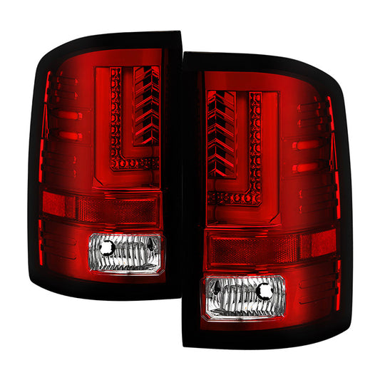 Spyder Sierra 15-18 1500/2500HD/3500HD LED tail lights smoke