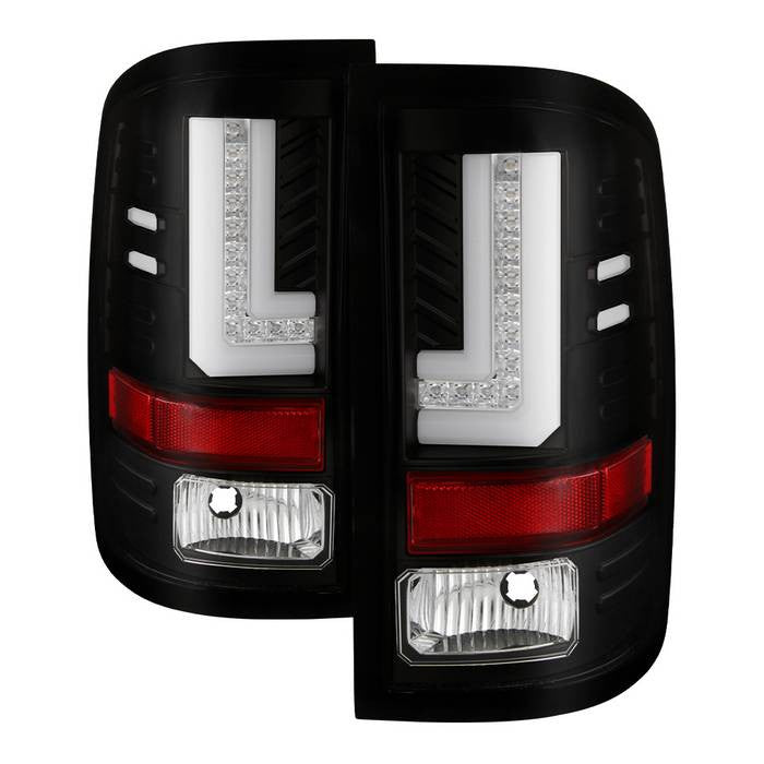 Spyder Sierra 16-18 1500/2500/3500HD LED bar tail lights black