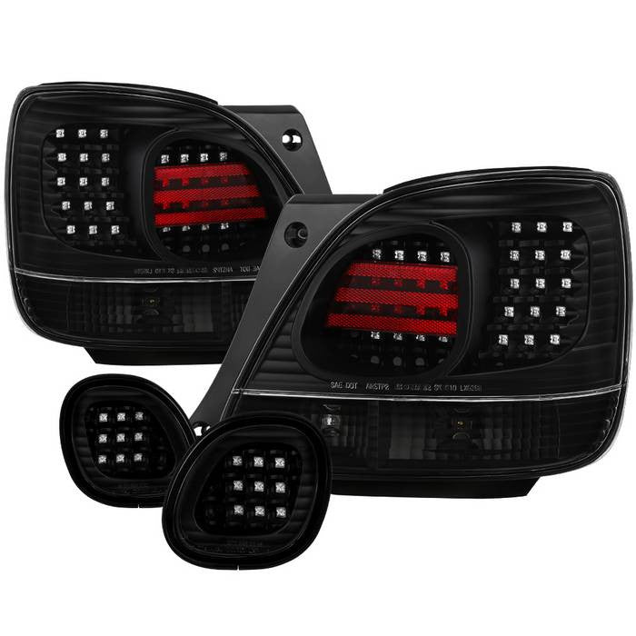 Spyder Lexus 98-05 GS300 GS400 LED tail lights w/ trunk black