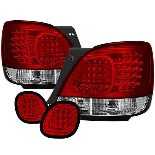 Spyder Lexus 98-05 GS300 GS400 LED tail lights w/ trunk red