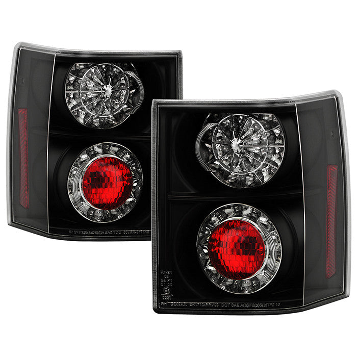 Spyder Range Rover 03-05 HSE LED tail lights black