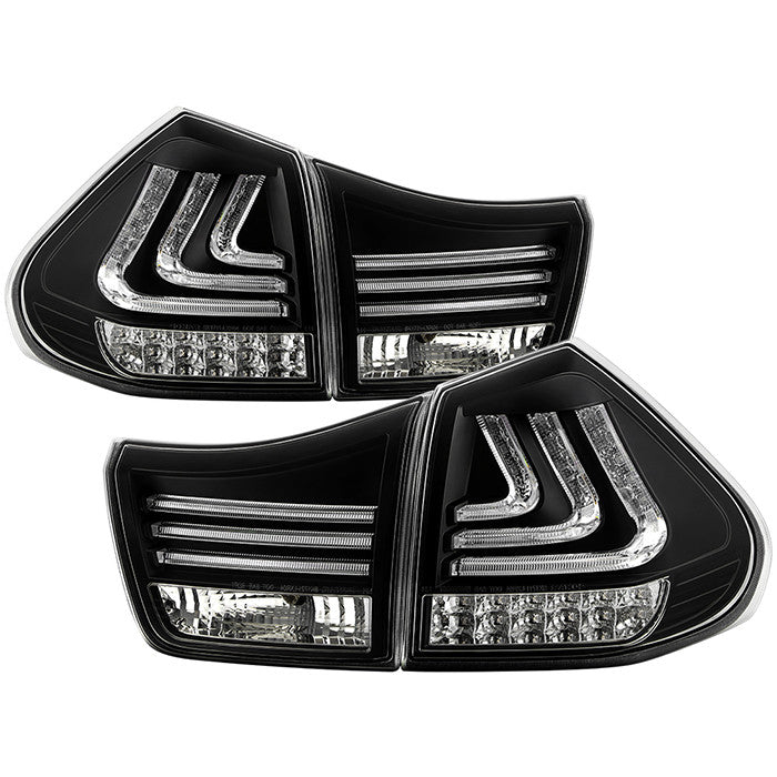 Spyder Lexus 04-09 RX330 /RX350 LED tail lights black