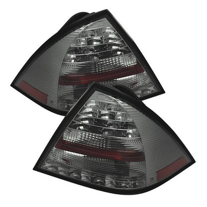 Spyder Benz 05-07 C-Class W203 4DR LED tail lights smoke