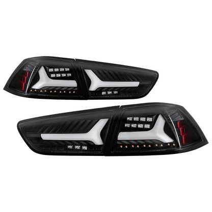 Spyder Mitsubishi 08-14 Lancer /Evo X V2 LED tail lights black