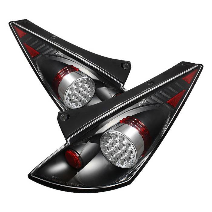 Spyder Nissan 03-05 350Z LED tail lights black