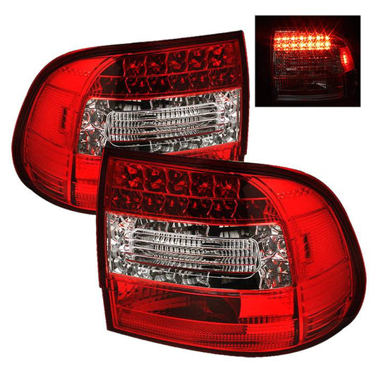 Spyder Porsche 03-07 Cayenne LED tail lights red