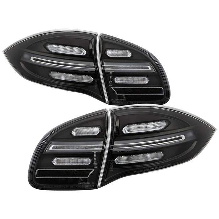 Spyder Porsche 11-14 Cayenne 958 seq LED tail lights black