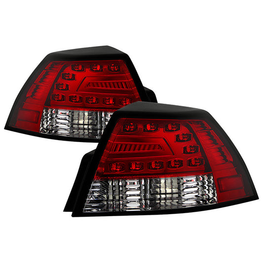 Spyder Pontiac 08-09 G8 LED tail lights red